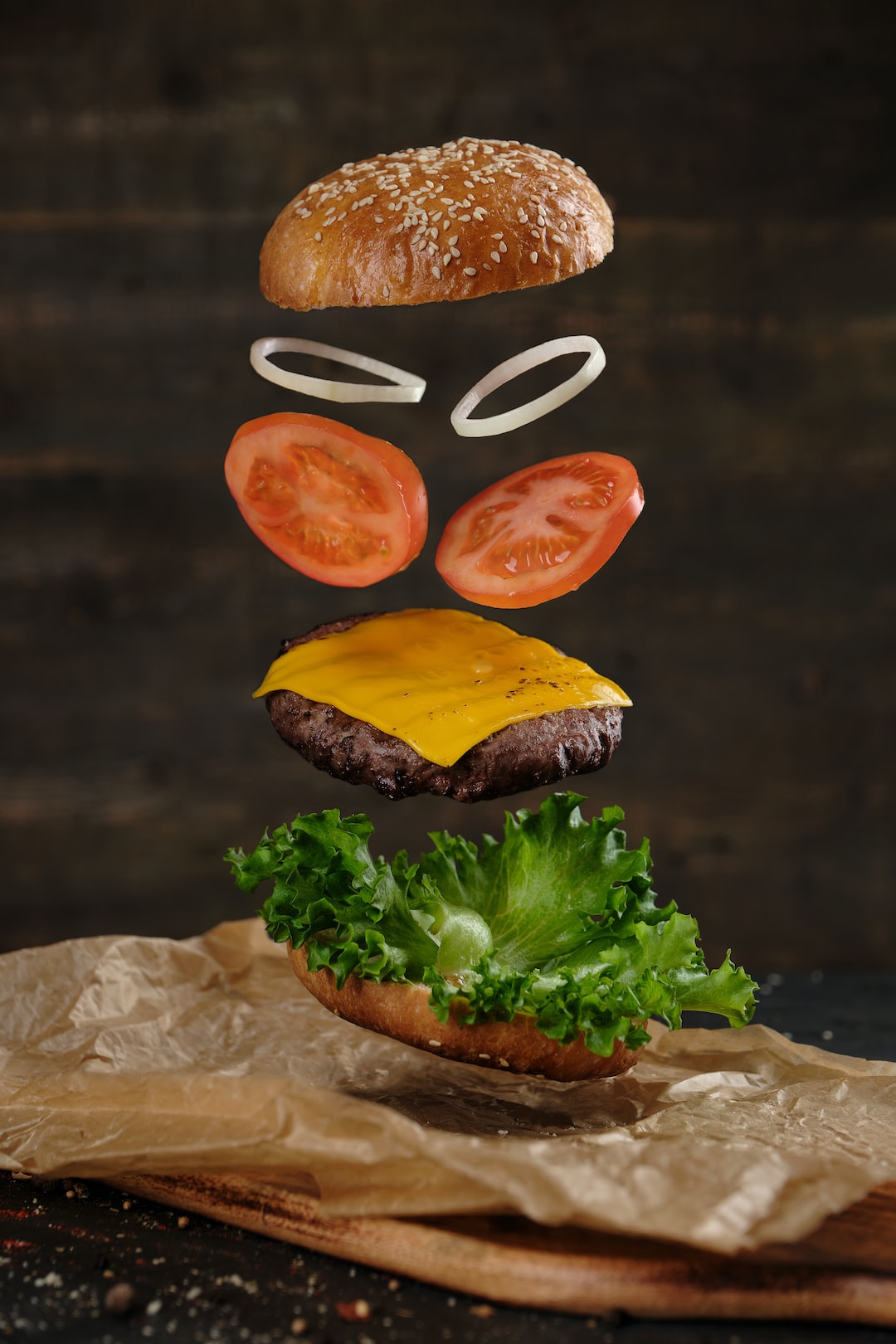 two burger with lettuce and tomato